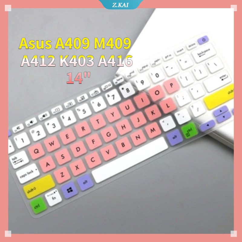 Cover Pelindung Keyboard Silikon Anti Debu Untuk Asus A409 M409 A412 K403 A416 14 &quot;