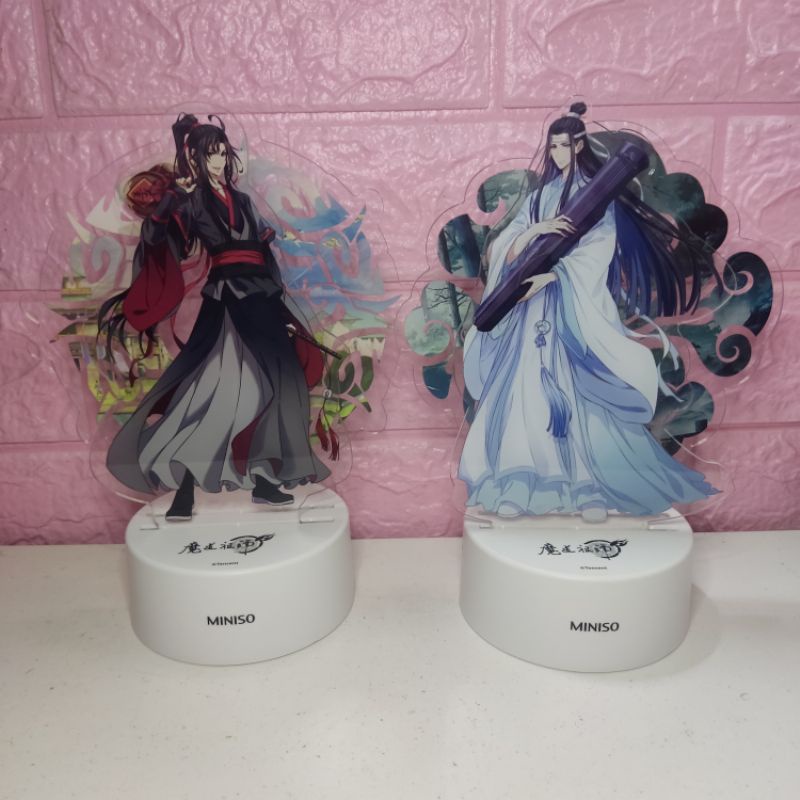 Mdzs Acrylic Lamp Miniso Wei Wuxian Lan Wangji Mo Dao Zu Shi