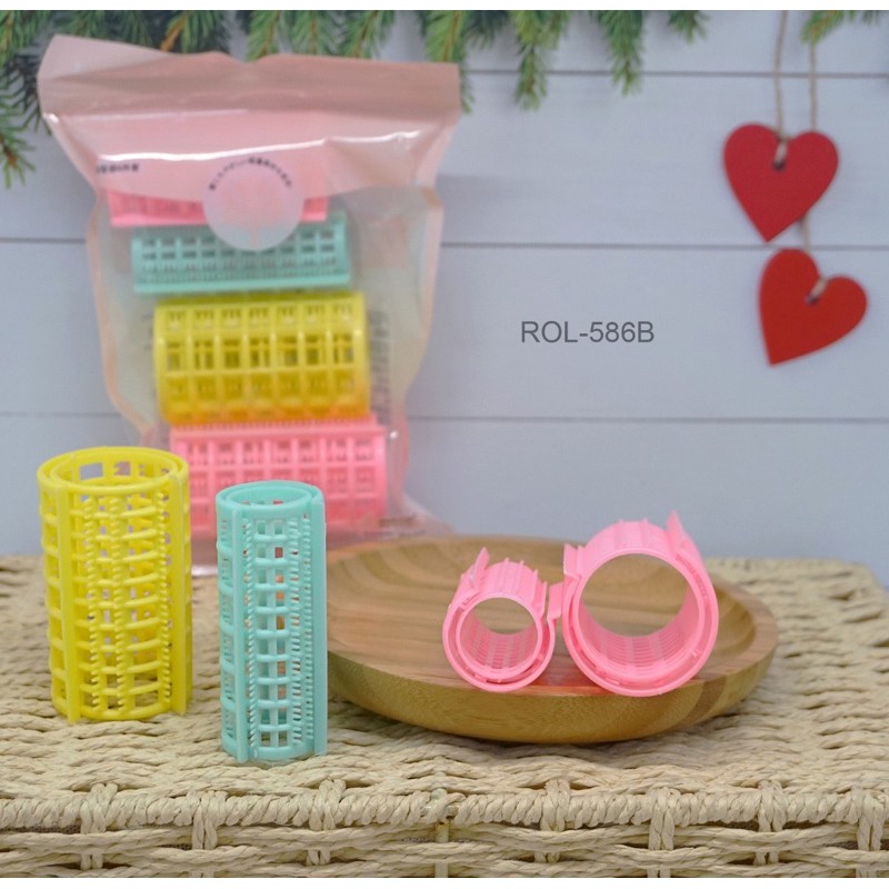 ROL RAMBUT PREMIUM ISI 4 PCS/ROLL RAMBUT SETT/HAIR ROLLERS IMPORT