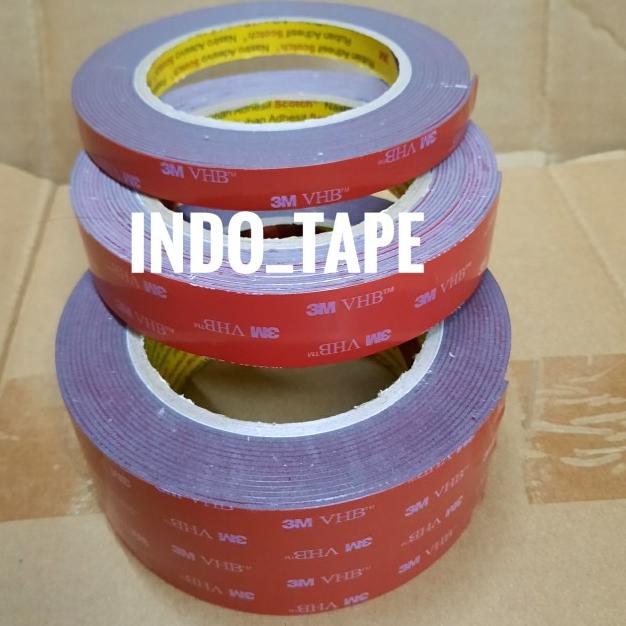 

❊ Double tape 3M VHB 4900 Double tape Merah Original Perekat serbaguna - 24mm x 4,5mtr ☑