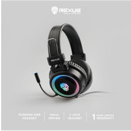 ITSTORE Rexus F30 Gaming Headset Vonix Headphone - REX-F30 Free splitter