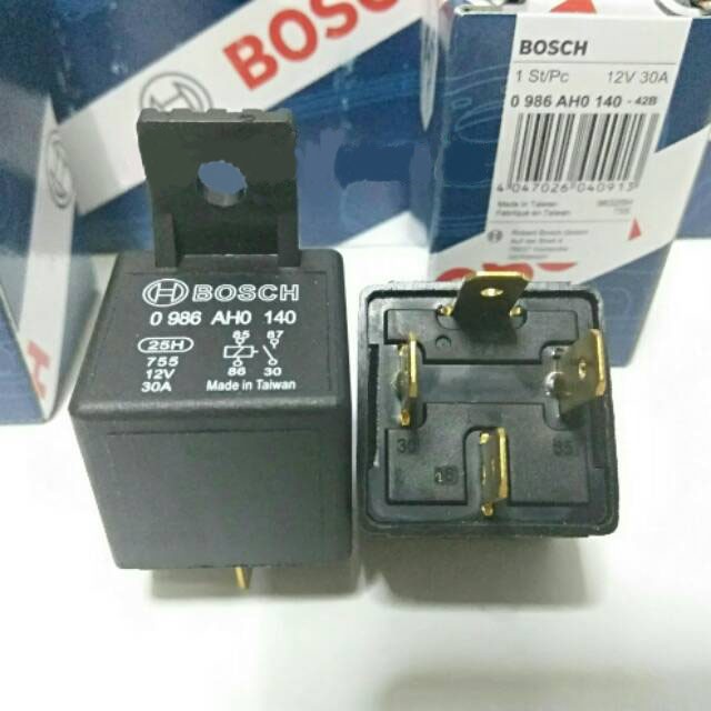 RELAY RELAI BOSCH KAKI 4 12V 30A BOSCH ORIGINAL MURAH