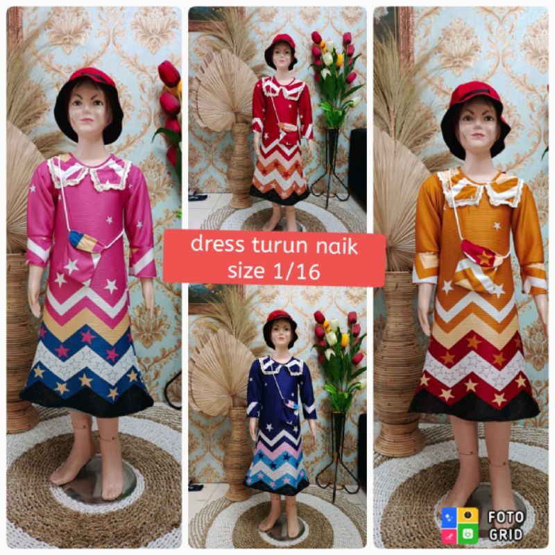 dres baju turun naik viral tik tok / Dress Pakaian Hits Kekinian Model Viral Tik Tok Turun Naik / Dr