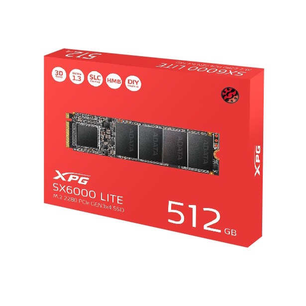 SSD ADATA XPG SX6000  512GB PCIE NVME M.2 LITE