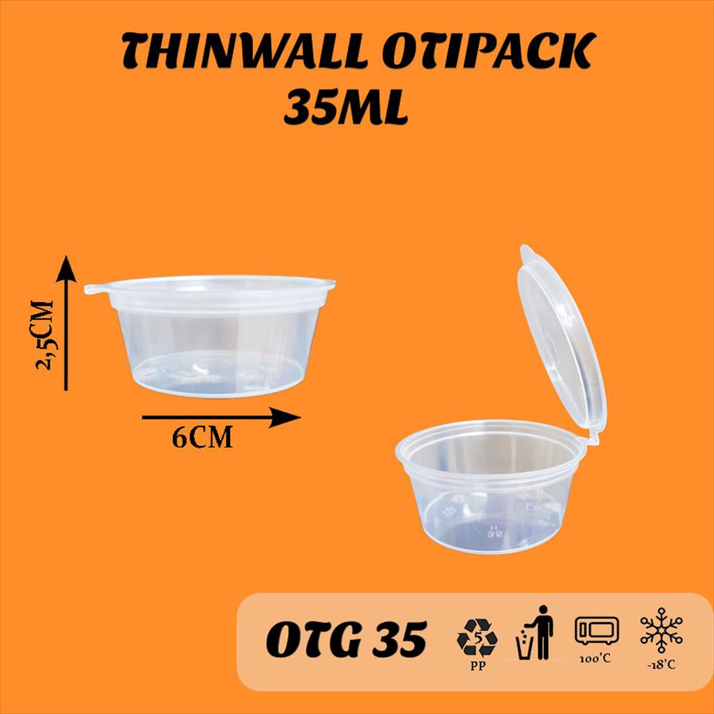 Thinwall Cup Saus 35ML/Otipack Thinwall Isi 50Pcs OTG35