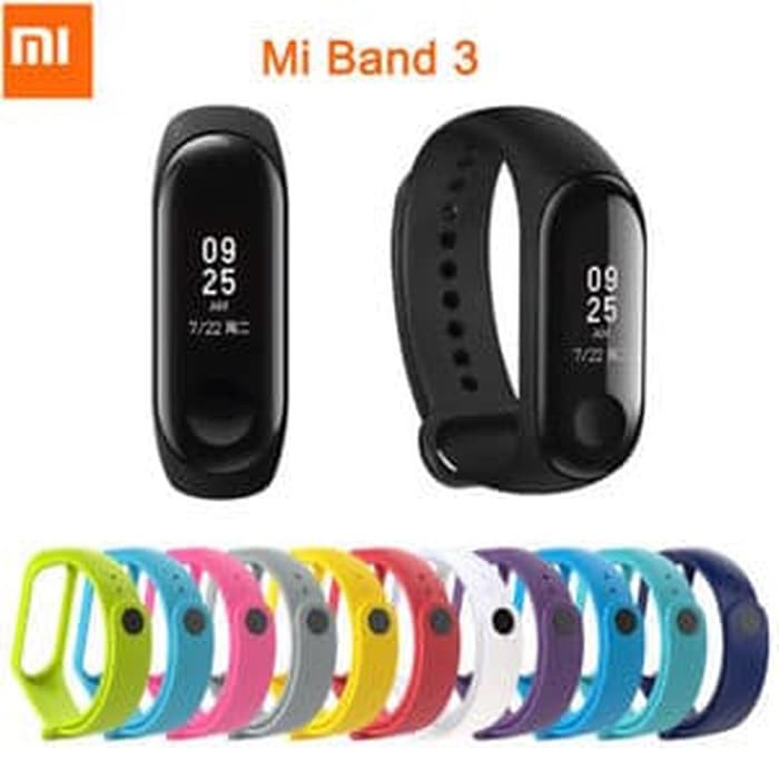 Strap Xiaomi Mi Band 3 Silicone Leather Colorful