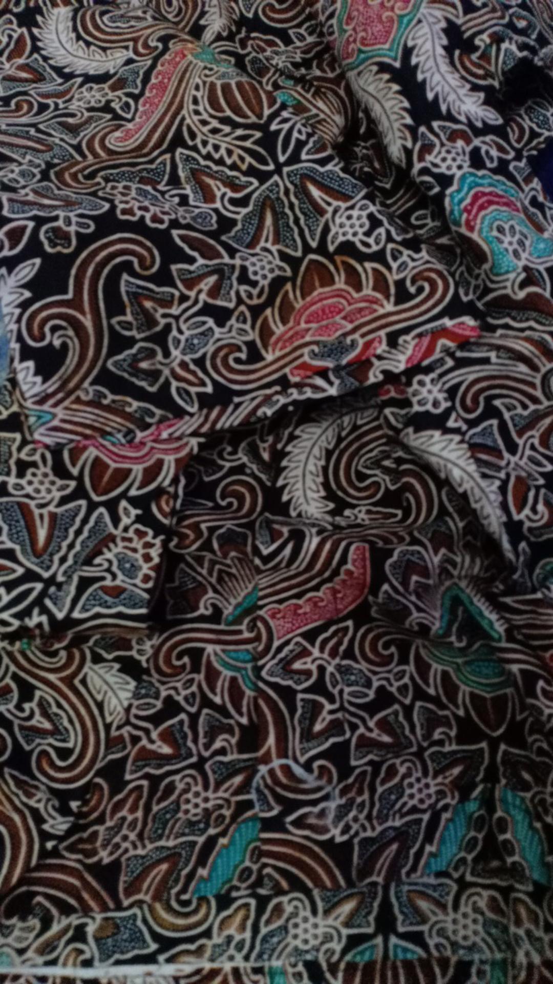 Maura Couple - Sania Ruffle Batik Couple Ori Ndoro Jowi Dnt Cirebon