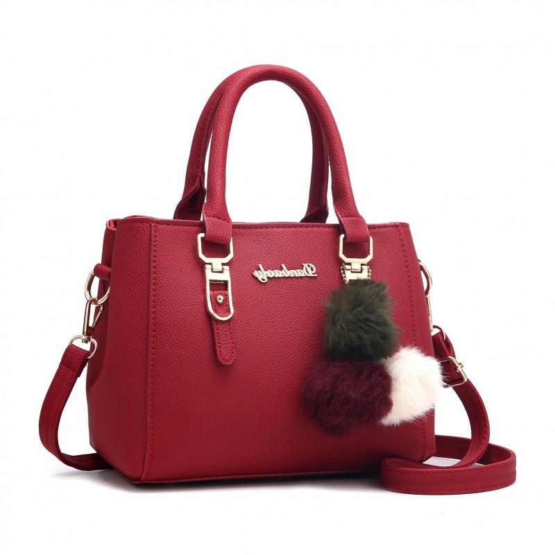 JX 131 - PQ11657 - TAS IMPORT CANTIK  + POMPOM - TAS BATAM GOOD QUALITY