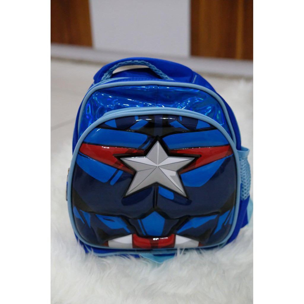 tas sekolah anak 3D PAUD import super hero