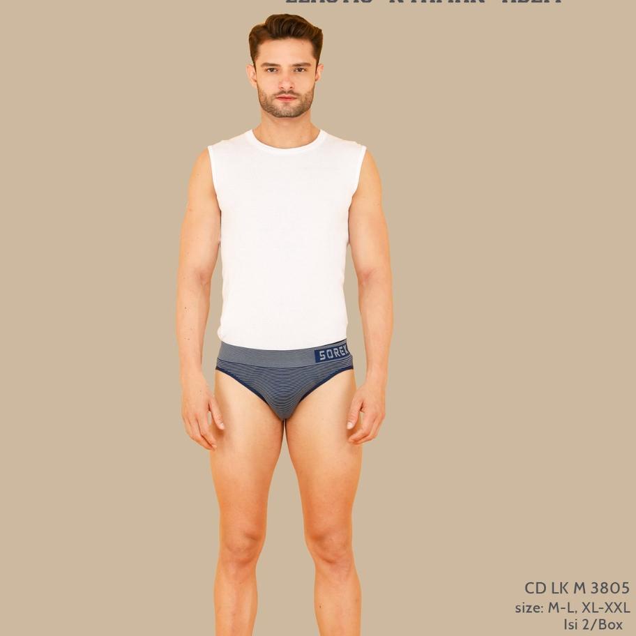 Terbaik.. ( 1 Kotak isi 2 Pcs ) Sorex Sport Cd Seamless Edition Men Anti Nyeplak CD Lk M 3805