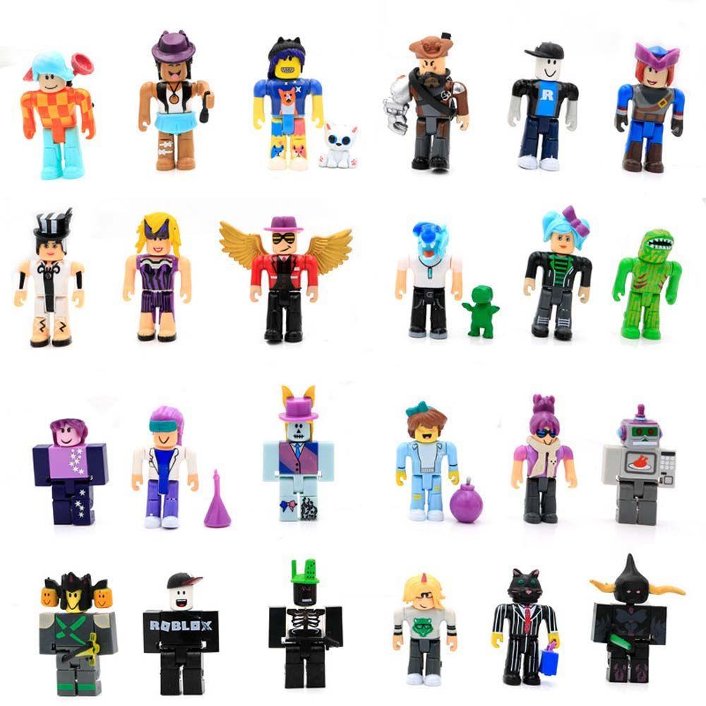 Lanfy Roblox Action Figure Patung PVC Humanoid Koleksi Dekorasi Ornamen Mobil Dunia Maya Model Figuals