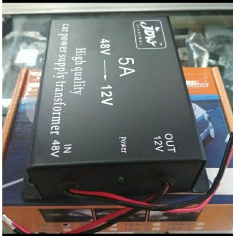 Step Down 5A Merek JDW input DC 48V output DC 12V Converter Transformer