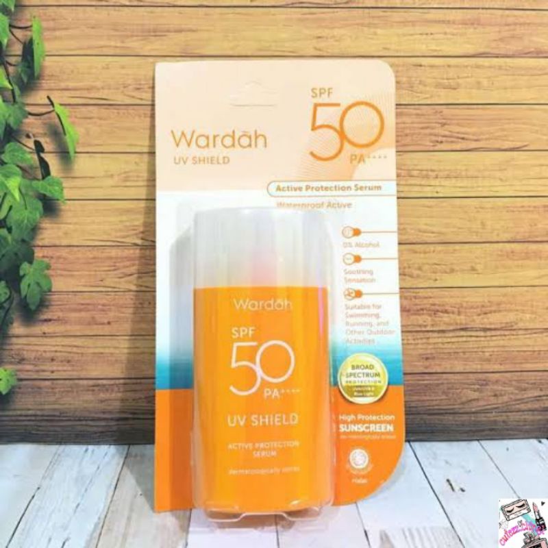 ☃Cutezz_Ching1☃Wardah UV Shield Active Protection Serum 35ml