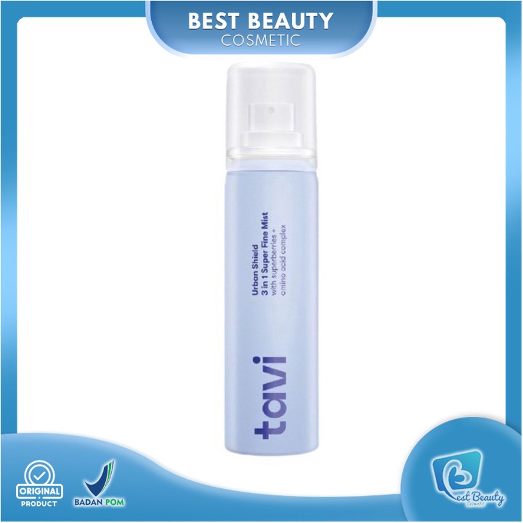 ★ BB ★  TAVI Urban Shield 3 in 1 Super Fine Mist 90 ml - Face Mist Melindungi dan Menghidrasi Kulit