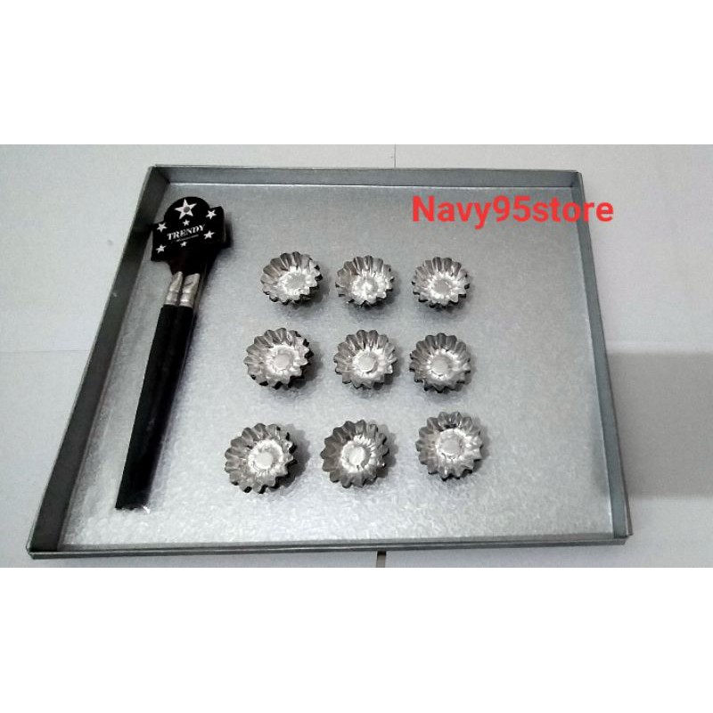 Loyang kue kering oven + Cetakan nastar Bulat + kuas kue