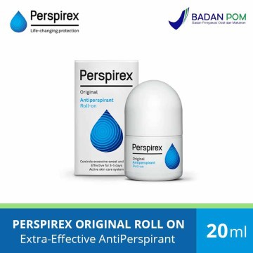 Perspirex AntiPerspirant Roll On 20ml Original BPOM Deodorant Pelembab Ketiak Anti Bau Keringat