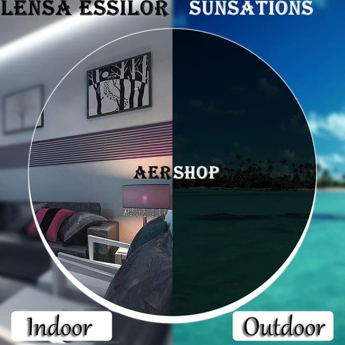 Lensa Minus - Lensa Essilor Crizal Alize - Essilor Sunsations