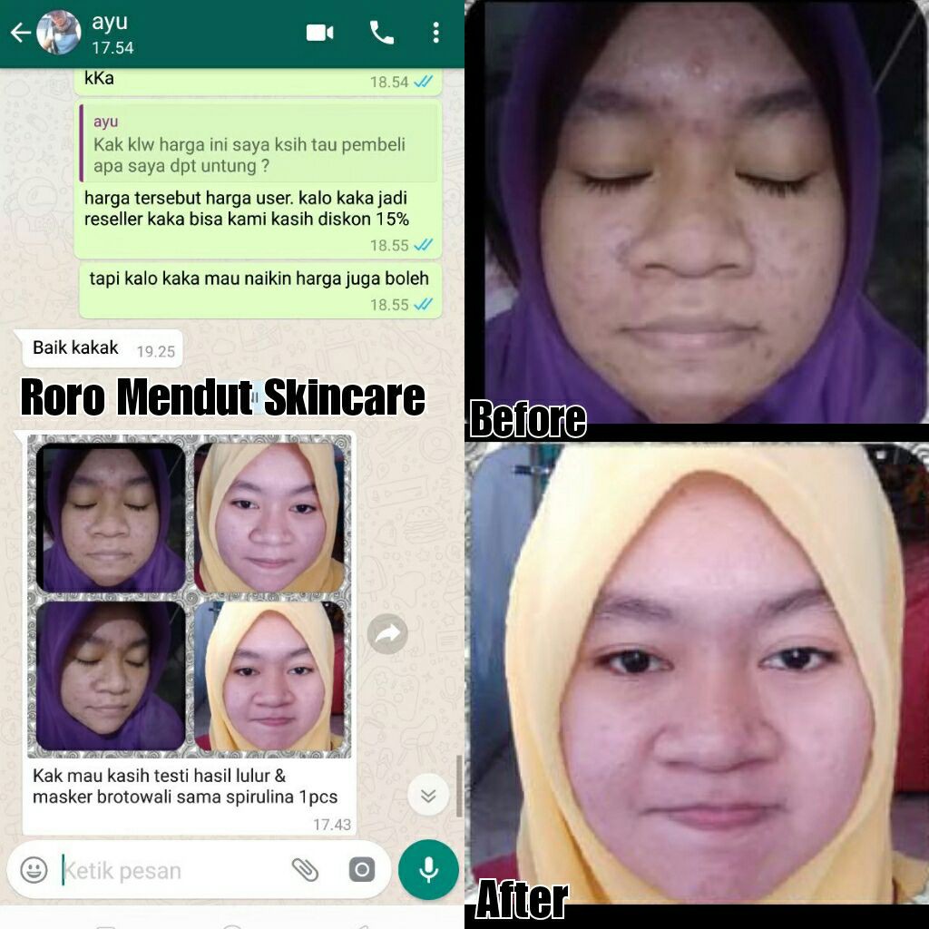 Roro Mendut Masker Wajah Organic Penghilang Wajah Kusam Pemutih Kulit Rempah BPOM ASLI ORIGINAL