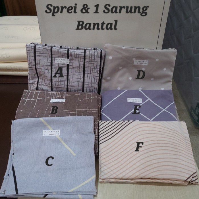 Sprei Sprei Katun Khusus Kasur Lipat atau Kasur Travel Ukuran 90x190x8cm - Sprei-Sarung(F1V0) Seprei