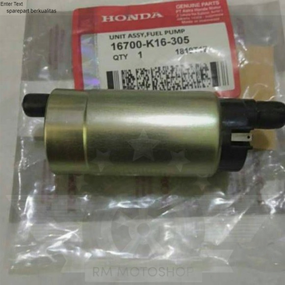 JUAL UNIT ASSY FUEL PUMP ROTAK  DINAMO FUEL PUMP HONDA BEAT FI KARBU SCOOPY KARBU FI SPACY K16  K25