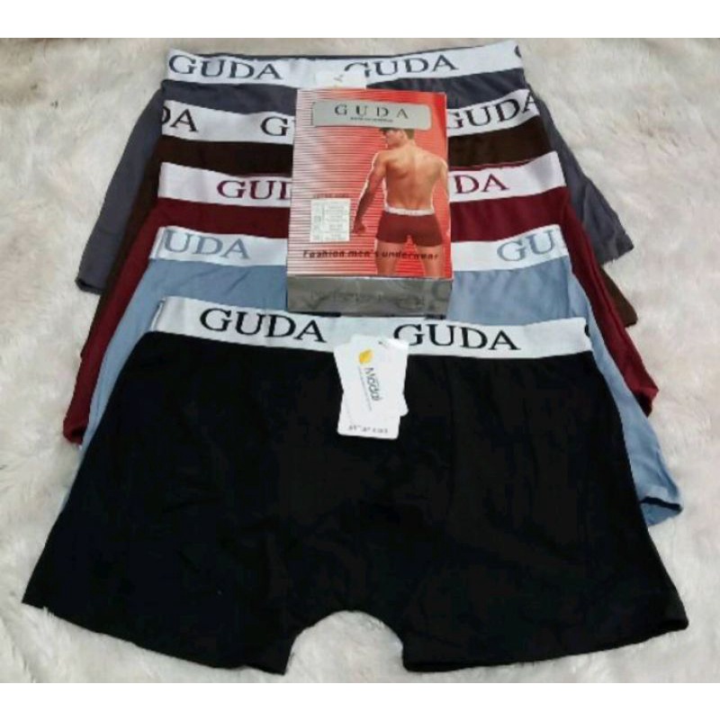 Boxer Pria Dewasa merk GUDA 6688 / Boxer Laki-laki / Boxer Import / Celana Dalam Pria