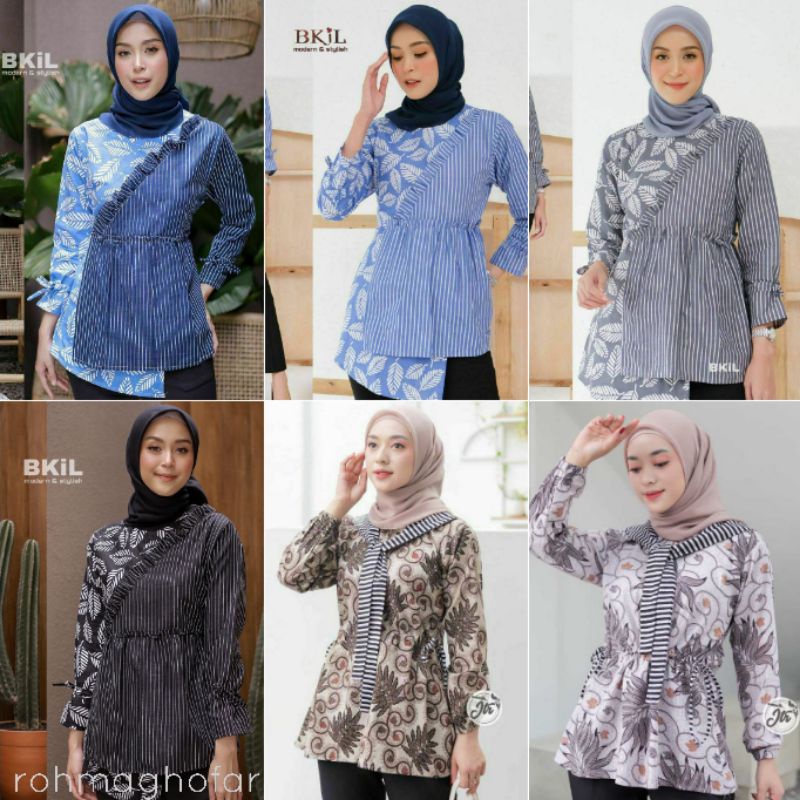 BATIK Modern M L XL XXL COD ATASAN BATIK WANITA NEW ARRIVAL