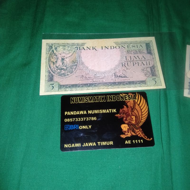 5 rupiah kera