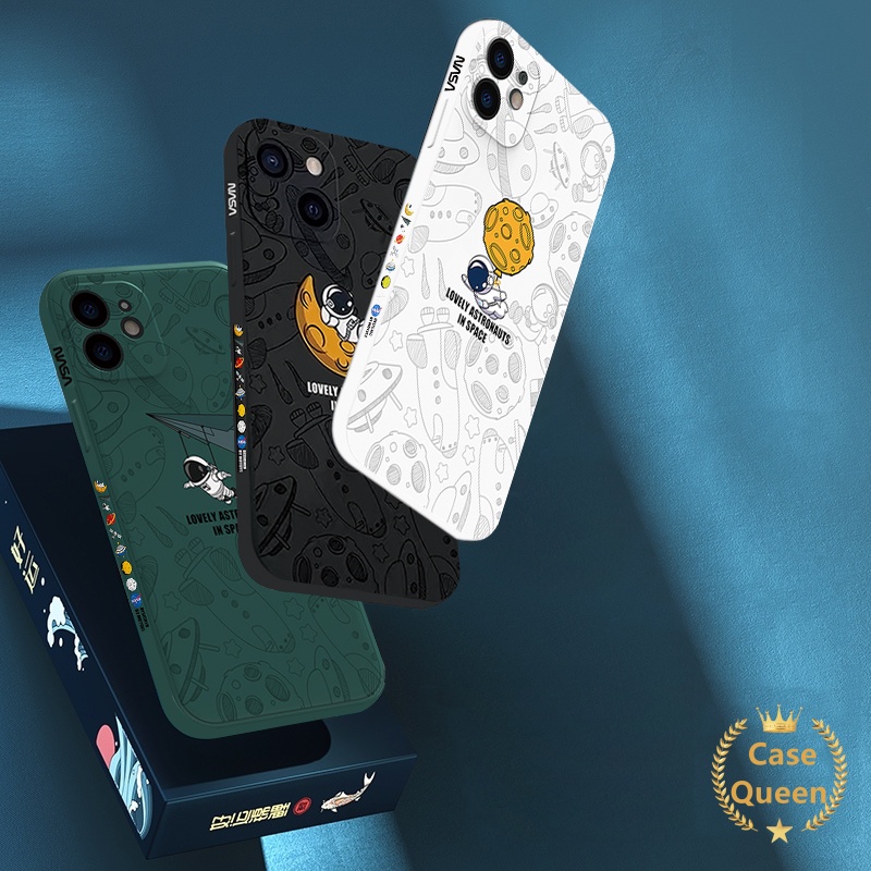 Soft Case TPU Motif Nasa Untuk Xiaomi Redmi 10 9 10A 9A 9T 9C NFC POCO X3 Pro NFC POCO M3 Redmi Note9 Note8 Note 10 10s 10pro Max Plus