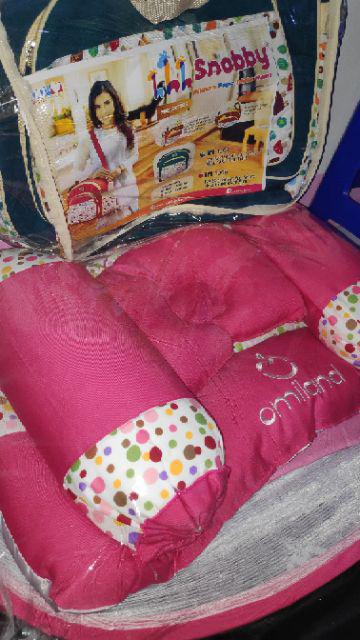 Omiland Kasur Dakron + Kelambu Bordir Polcadot (lc) Obk5214