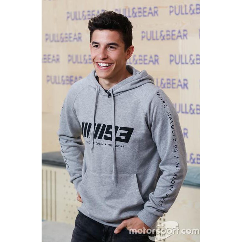 Jaket Marc Marquez X Pull & Bear 93 Motogp Jacket Hoodie Sweater Distro Fleece Pria Wanita Sablon