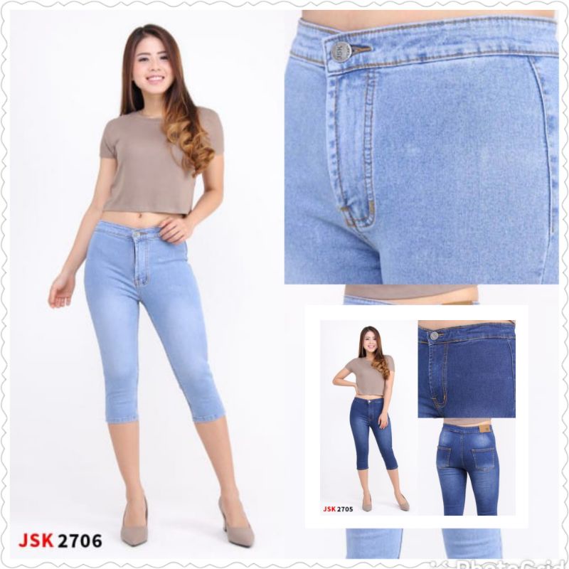 JSK 2705 2706 size 27-30 31-34 jeans 7/8 strecht