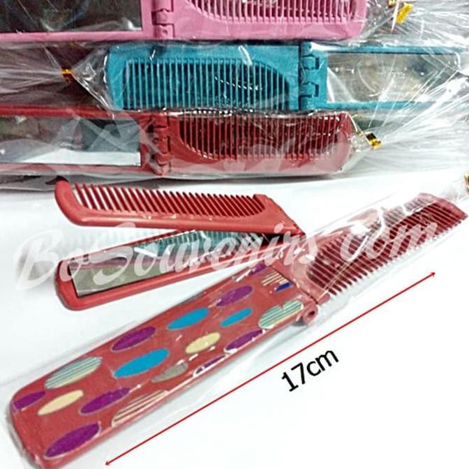 Sisir Lipat + Cermin / Souvenir Pernikahan / Souvenir Sisir