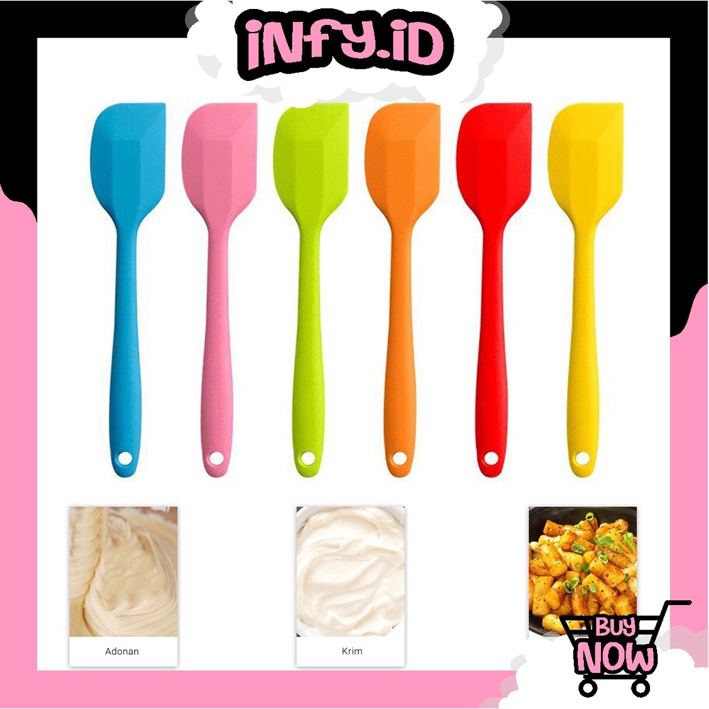 INFY - Spatula Masak Silikon Tahan Panas Food Grade R702