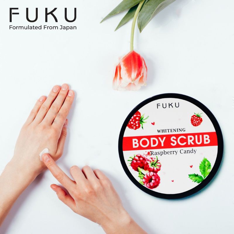 FUKU- Whitening Body scrub Respbrry Candy 250gt