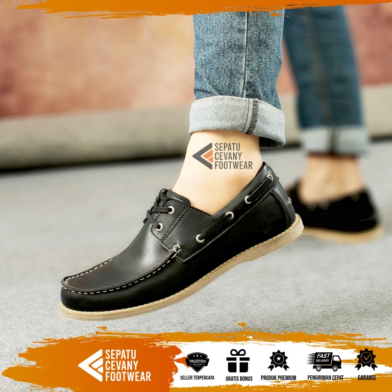 SCF x YOTTA - Sepatu Sneakers Kasual Bahan Kulit Unisex Pria Wanita Ukuran 38 - 44 Warna Cokelat Hit