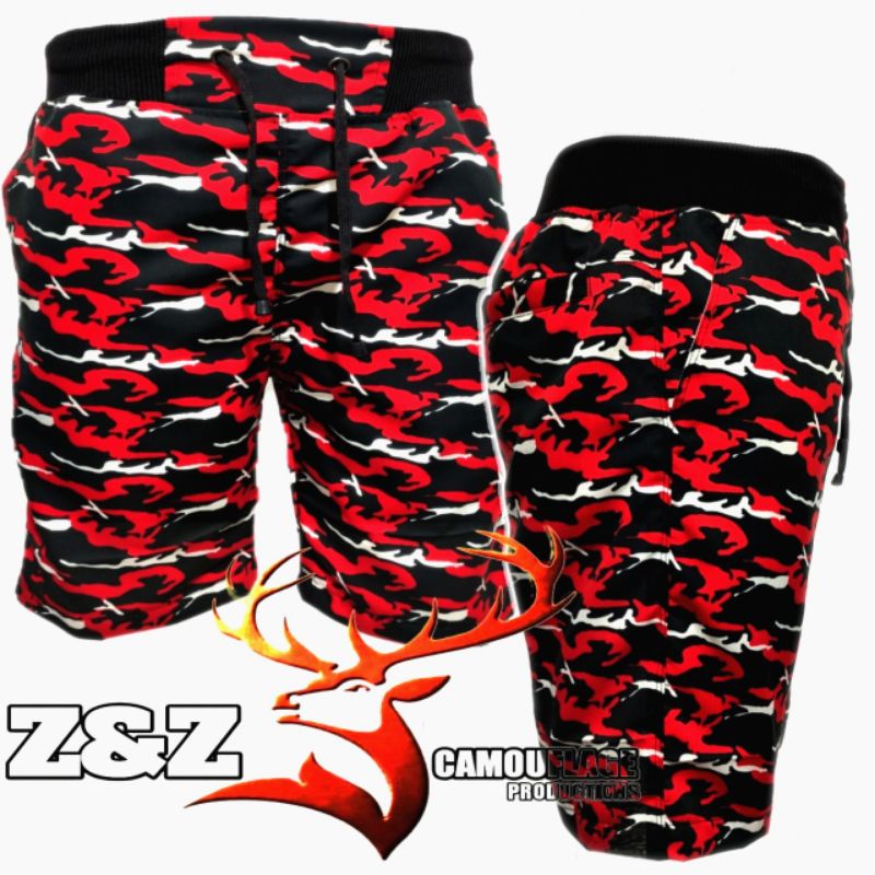 COD(BAYAR DITEMPAT) Celana jogger pria celana pendek model joger motif loreng