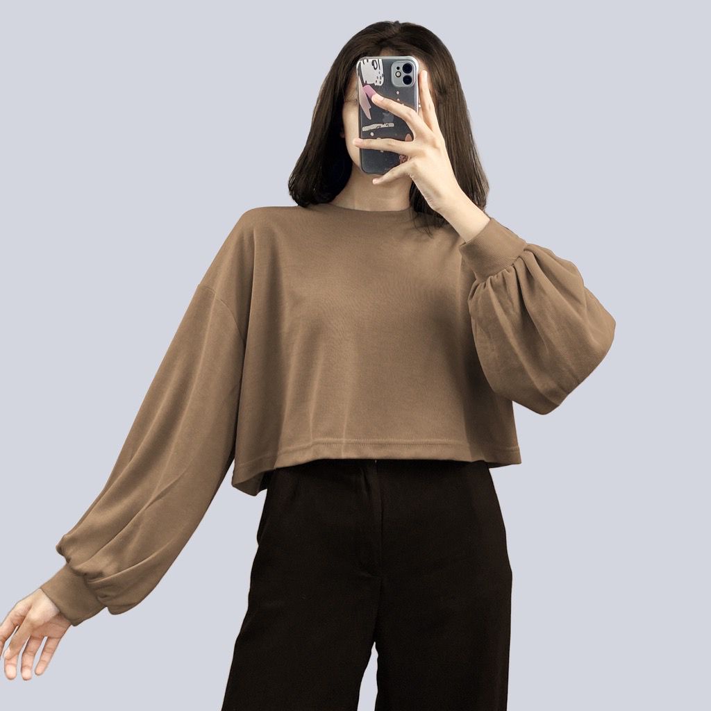 GFS SAHIRA OVERSIZE BABYTERRY BLOUSE