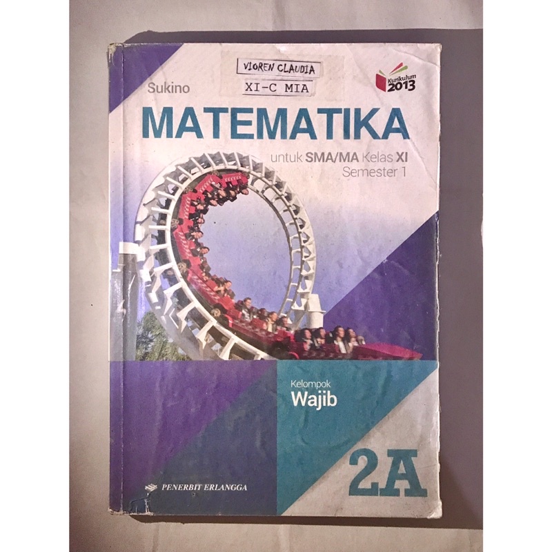 

Buku Erlangga Matematika Wajib kelas 11