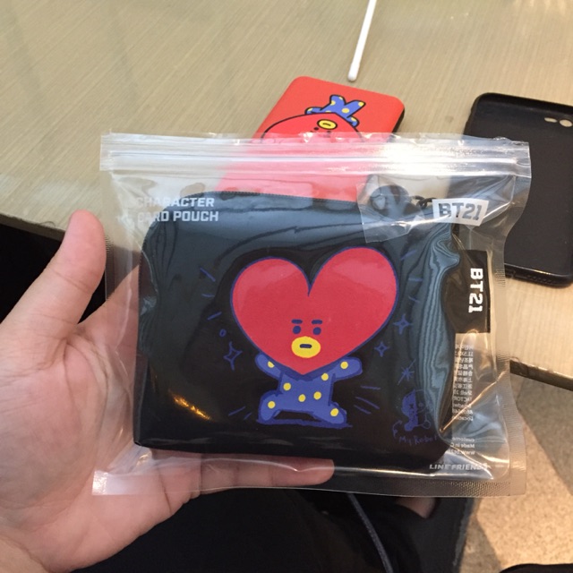 BTS - BT21 TATA CARD POUCH OFFICIAL UNSEALED NEW