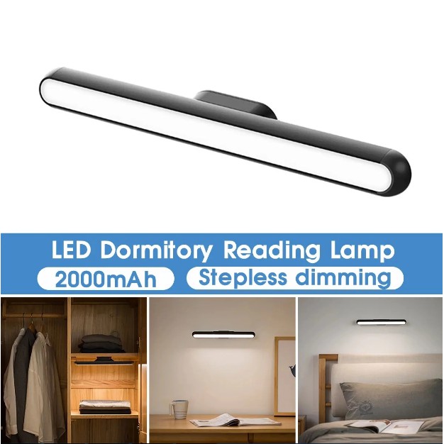 LAMPU MEJA BELAJAR LED MULTIFUNGSI RECHARGEBLE MAGNETIC LAMP DIMMER