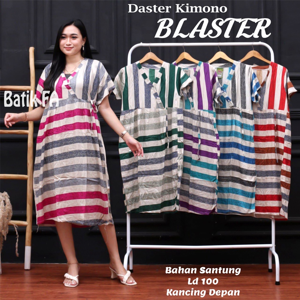 DASTER KEKINIAN VANESSA KIMONO DIFARINA MONOCROM BLASTER TIEDYE BUMIL BUSUI MURAH ADEM RAYON SANTUNG