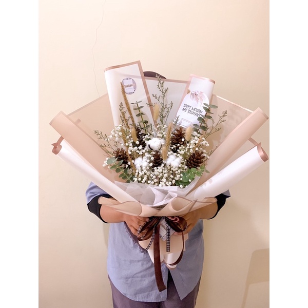 (LARGE SIZE) DRIED FLOWER BOUQUET TERMURAH JAKARTA