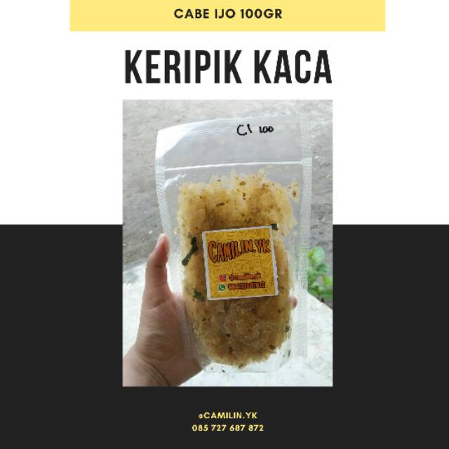 

KERIPIK KACA KRIPCA KRIPIK KACA CABE IJO