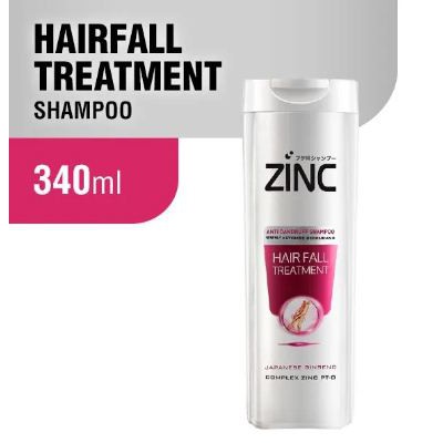 Zinc Merah Anti-Dandruff Shampoo Hair Fall Treatment 340ml 340 ml Shampo Sampo