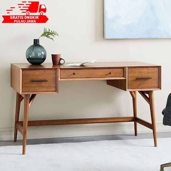 meja belajar klasik minimalis Material kayu jati Shopee meja belajar klasik minimalis Material kayu jati Shopee