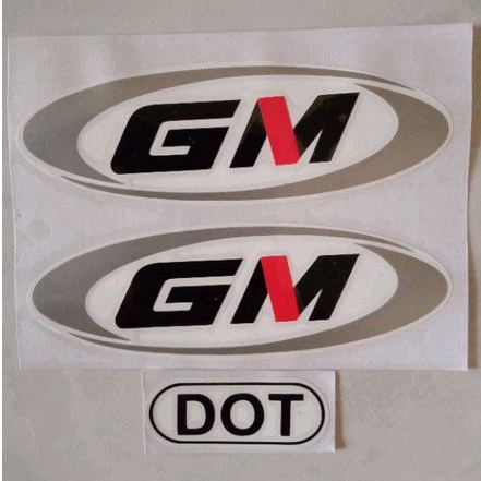 stiker helm gm 1set + dot cutting sticker