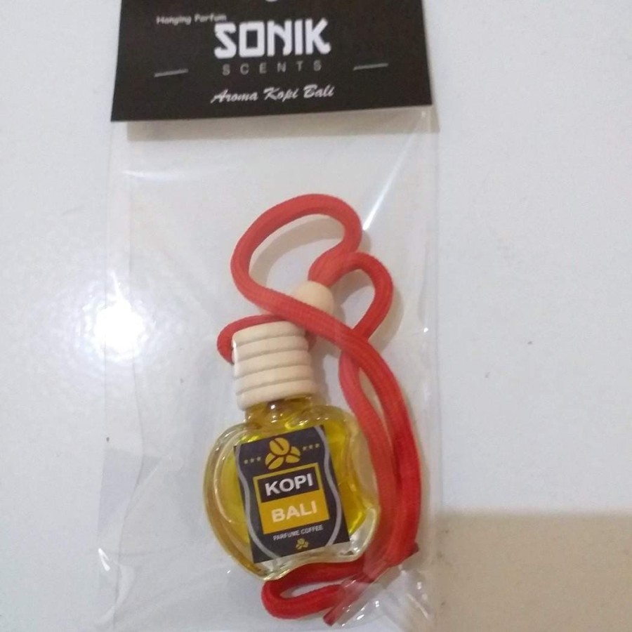 Parfum Kopi Bali BOTOL GANTUNG - Pengharum Mobil Gantung Kopi Bali Ori