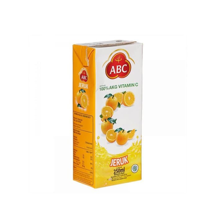 Jus ABC Orange/Jeruk 250ml (1 Kotak)