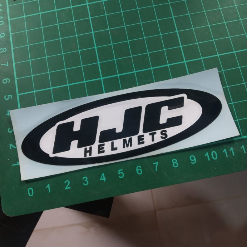HJC helmet sticker logo