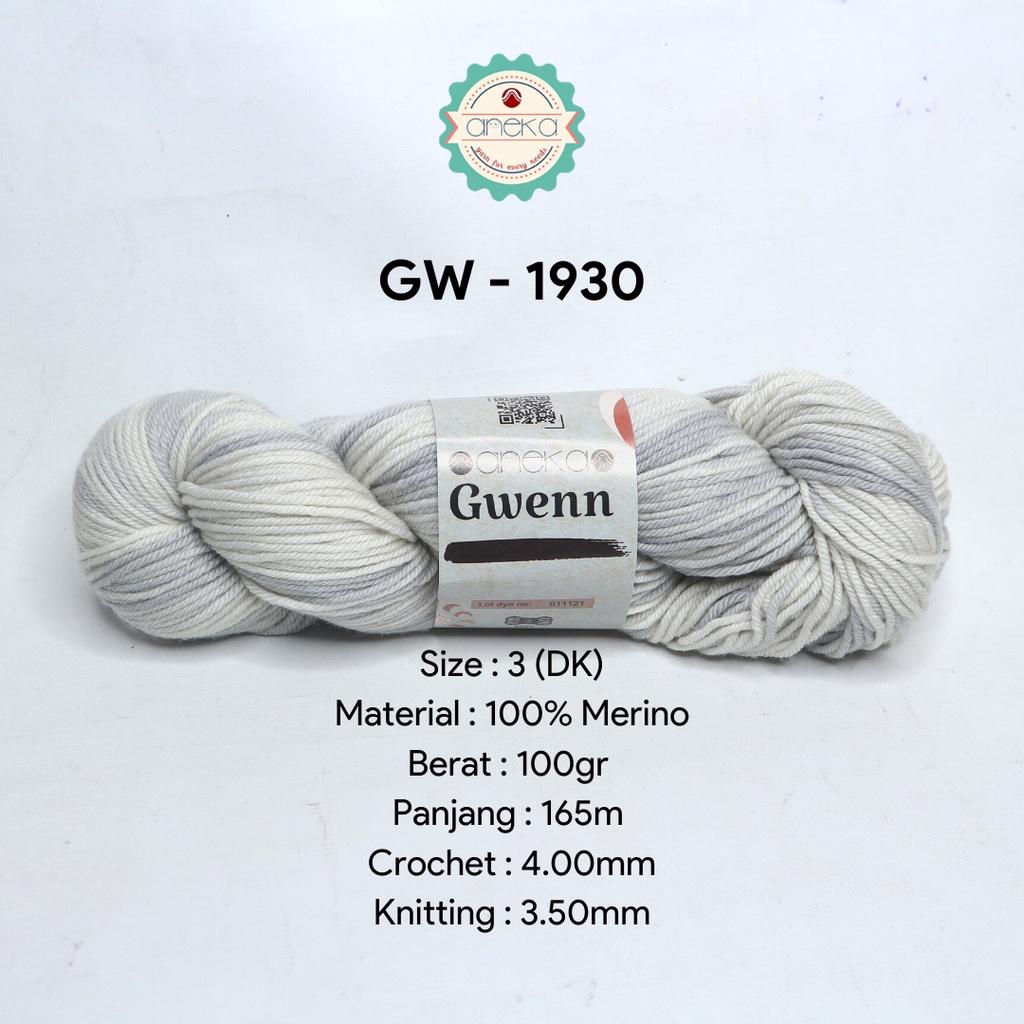 Benang Rajut Gwenn Yarn / Merino - Premium - 1930